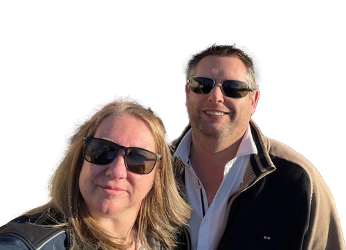 Guylaine et Ludovic gérant de taxi Foisnon